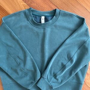lululemon athletica Blue Crewneck Sweater